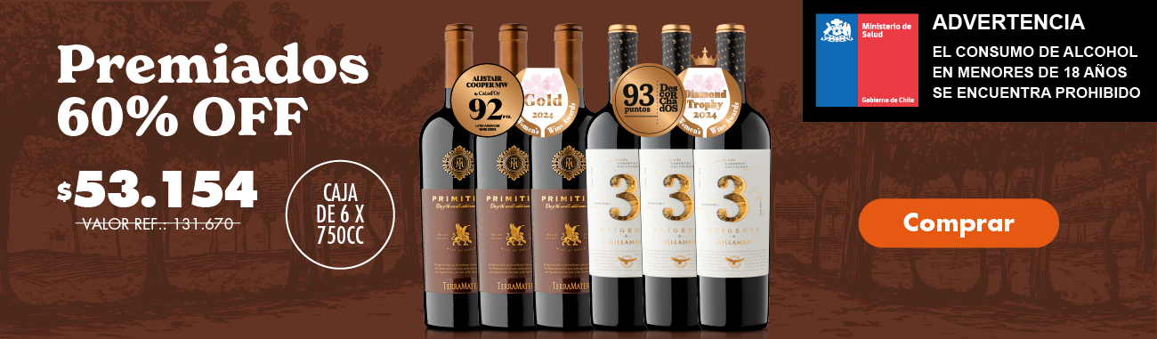 Primitivo + 3 Orgenes  - 60 DCTO